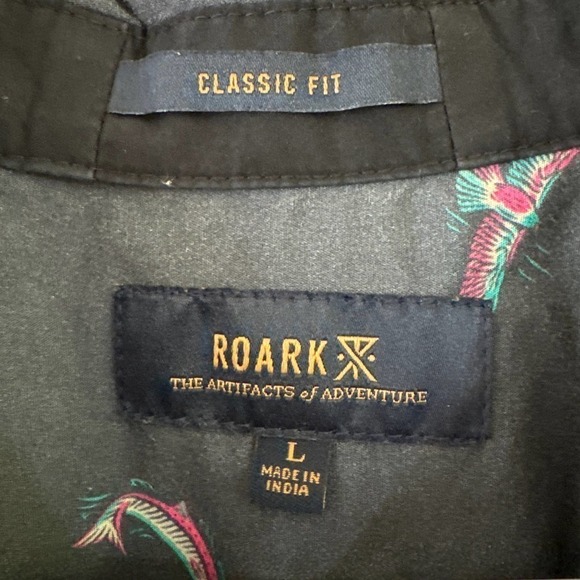 Roark Mariner Short Sleeve Button-Down Shirt Size Large - Picture 5 of 9